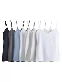 Топ The Set, цвет Ecru/Pastel blue/Light blue/Muddy colored/Light grey/Black/White