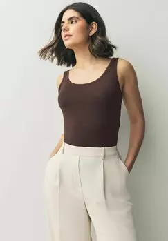 Топ THICK STRAP REGULAR FIT Next, коричневый