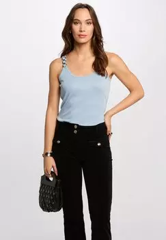 Топ THIN STRAPS Morgan, светло-голубой