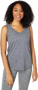 Топ THRIVE SOCIETE Sport V-Neck Tank, серый