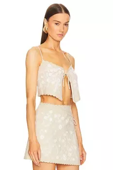 Топ тиффани Cult Gaia, желтый