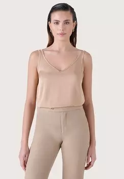 Топ TINDY Camomilla Italia, коричневый