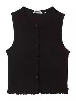 Топ Tom Tailor, черный