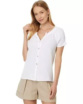 Топ Tommy Bahama Coral Isle Short Sleeve, белый