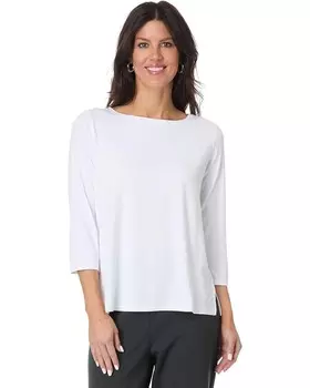 Топ Tommy Bahama Reversible Kona Isles 3/4 Sleeve V Boat Neck Top, белый