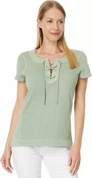 Топ Tommy Bahama Sunray Cove Lace Up Top, цвет Margarita