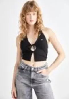 Топ Tommy Hilfiger, черный