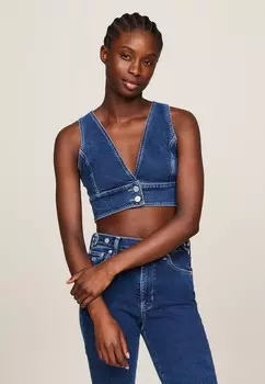 Топ Tommy Hilfiger, синий деним