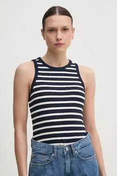 Топ Tommy Hilfiger, темно-синий