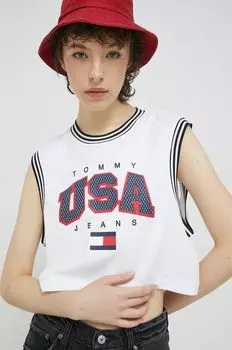 Топ Tommy Jeans, белый