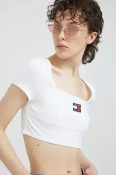 Топ Tommy Jeans, белый