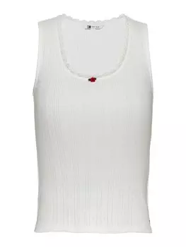 Топ Tommy Jeans, белый