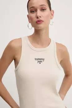 Топ Tommy Jeans, бежевый