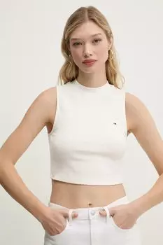 Топ Tommy Jeans, бежевый
