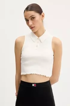 Топ Tommy Jeans, бежевый