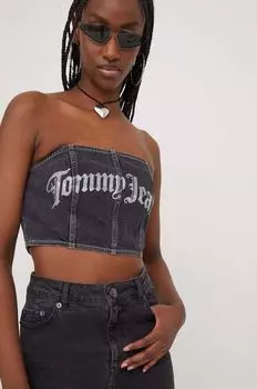 Топ Tommy Jeans, черный