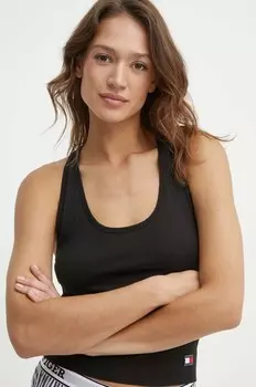 Топ Tommy Jeans, черный