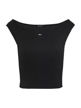 Топ Tommy Jeans, черный