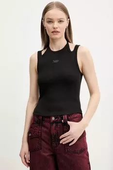 Топ Tommy Jeans, черный