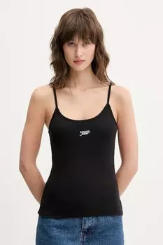 Топ Tommy Jeans, черный