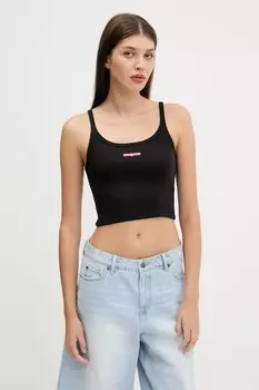 Топ Tommy Jeans, черный