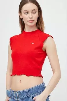 Топ Tommy Jeans, красный