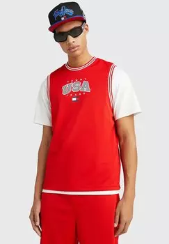 Топ Tommy Jeans, красный