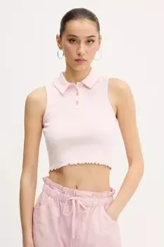 Топ Tommy Jeans, розовый