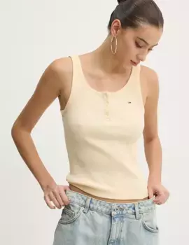 Топ Tommy Jeans, желтый