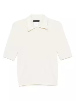 Топ тонкой вязки Fabiana Filippi, нейтральный