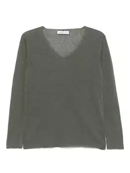 Топ тонкой вязки Lamberto Losani, зеленый