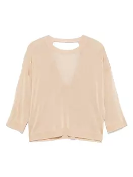 Топ тонкой вязки Peserico, нейтральный