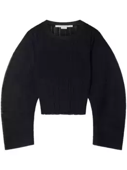 Топ тонкой вязки STELLA MCCARTNEY, черный