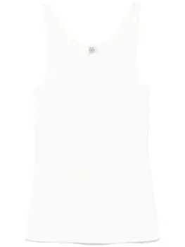 Топ тонкой вязки TOTEME, белый