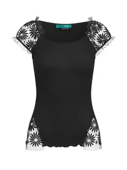 Топ TOOCHE Long Melania, черный