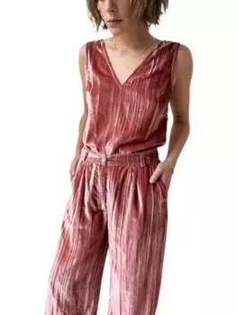 Топ-топ Ave Velvet в терракотовом цвете Nation LTD, цвет terracotta