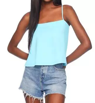 Топ-топ со шнуровкой Flare в аквариуме Susana Monaco, цвет aquarium