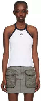 Топ-топ со спинкой-борцовкой Marine erre Marine Serre, белый