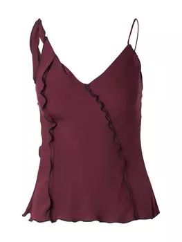 Топ TOPSHOP, бордовый