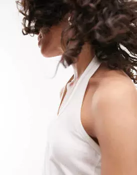 Топ Topshop цвета экрю