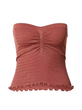 Топ TOPSHOP, пастельно-красный