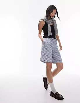 Топ Topshop Ribbed Thin-strapped With U-shaped Neckline, черный