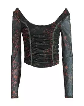 Топ Topshop, темно-зеленый