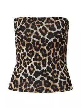 Топ TOPSHOP Top, коричневый