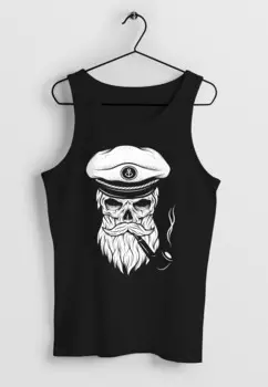 Топ TOTENKOPF KAPITN CAPTAIN SKULL BARD HIPSTER SEEM Neverless, черный