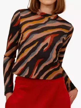 Топ Traffic People Ceeci Print, разноцветный