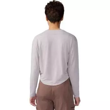 Топ Trek N Go с длинными рукавами — женский Mountain Hardwear, цвет Light Dunes