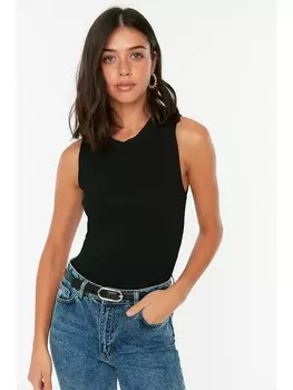 Топ trendyol, черный
