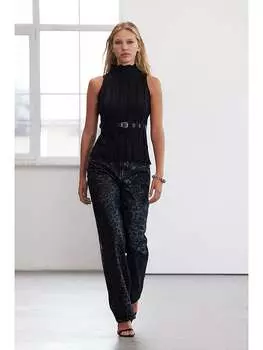 Топ trendyol, черный