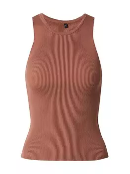 Топ Trendyol Knitted Top, коричневый